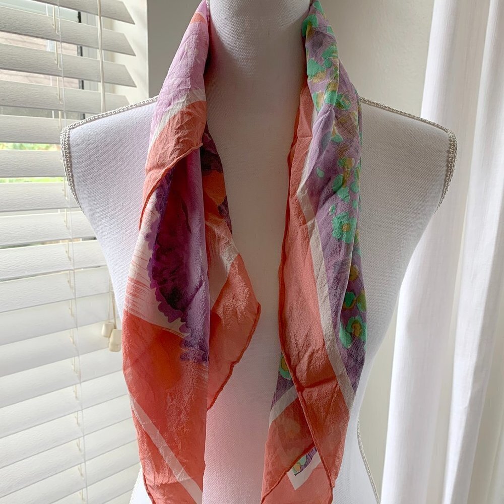 Loredano Silk Vintage Scarf